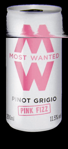 Pinot Grigio Wine GIF by Most Wanted Wines