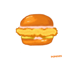 Chicken Nom Sticker by Popeyes Singapore