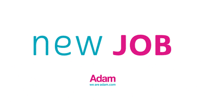 WeAreAdam job recruitment new blog new job GIF