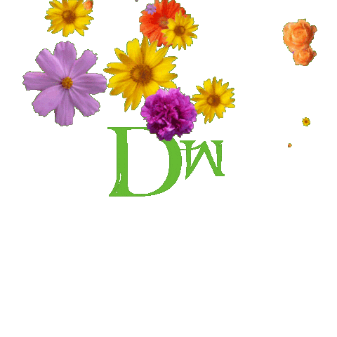 Debbie Western Flowers Sticker