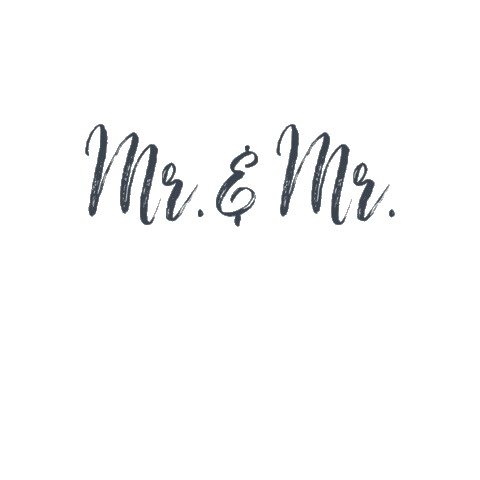 Mrandmr Sticker by byfrancescaxoweddings