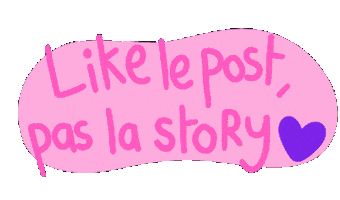 Like This Post Sticker by Marie Boiseau