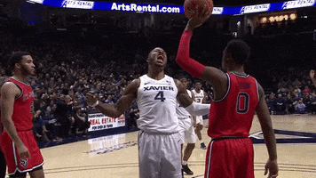 Lets Go Scream GIF by Xavier Men's Basketball