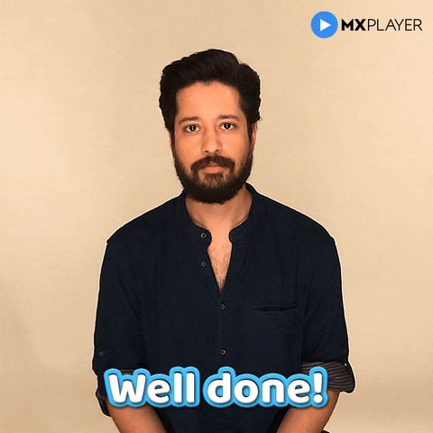 Happy Well Done GIF by MX Player