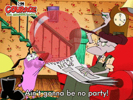 Courage The Cowardly Dog Party GIF by Cartoon Network