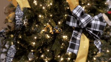 Christmas Tree Cat GIF by Caterpillar Inc.