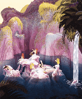 the little mermaid pink GIF