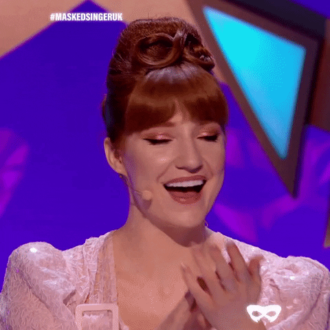 Nicola Roberts Clapping GIF by The Masked Singer UK