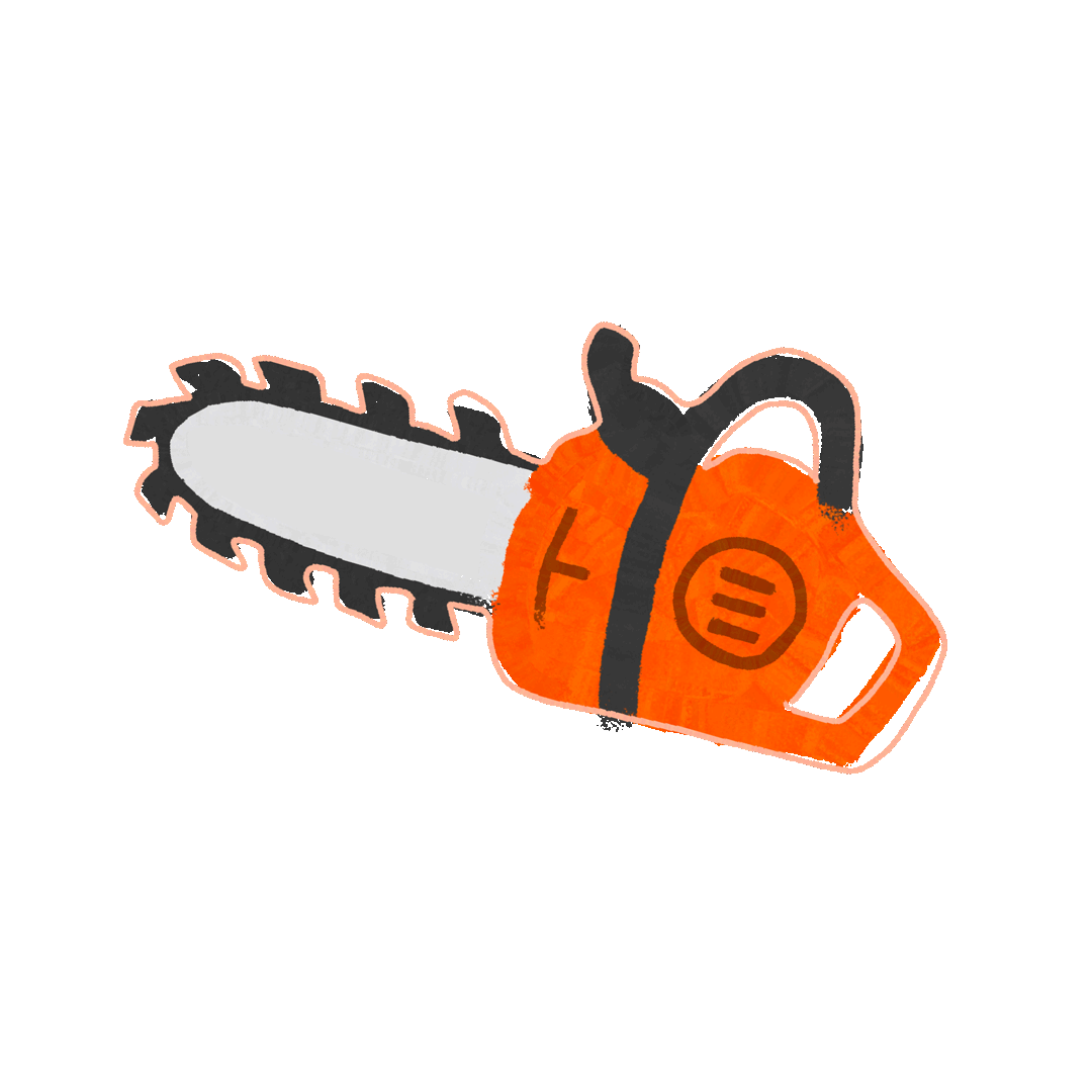 Environment Chainsaw Sticker for iOS & Android GIPHY