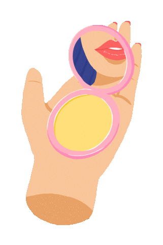 Makeup Hand Sticker by Saori Kasai