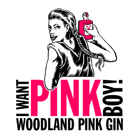 Woodland Dry Gin Sticker