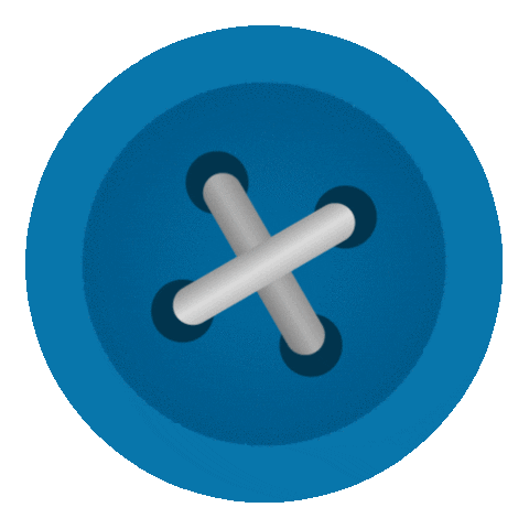 Button Blue Sticker