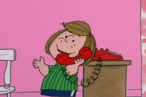 Charlie Brown Phone GIF by Peanuts