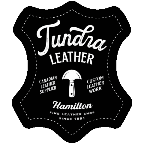 Tundra Leather Sticker