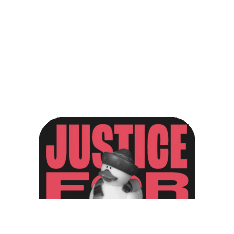 Rubber Duck Justice Sticker by Quiz Meisters