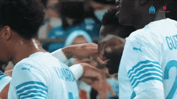 Dimitri Payet Hug GIF by Olympique de Marseille