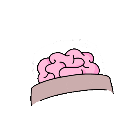 Happy Big Brain Sticker by doodles