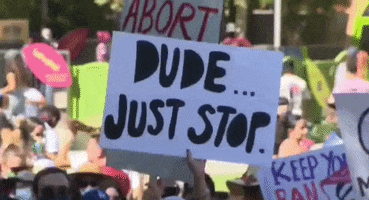 Stop It Roe V Wade GIF by GIPHY News