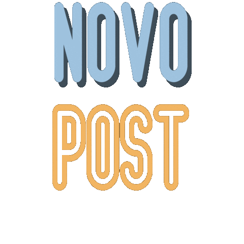 Post Novopost Sticker by Aninha Martins