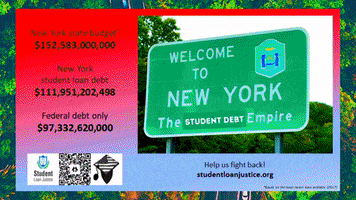 Sad New York GIF by Student Loan Justice