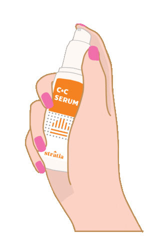 Vitamin C Serum Sticker by Stratia