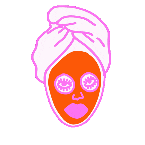 Skin Care Sunday Scroll Sticker