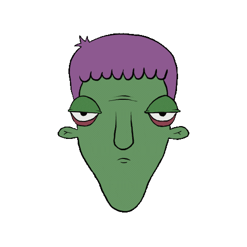 Bored Illustration Sticker