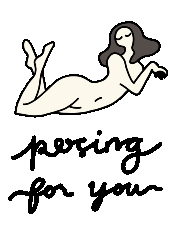 Woman Observe Sticker by Mabiang Seni