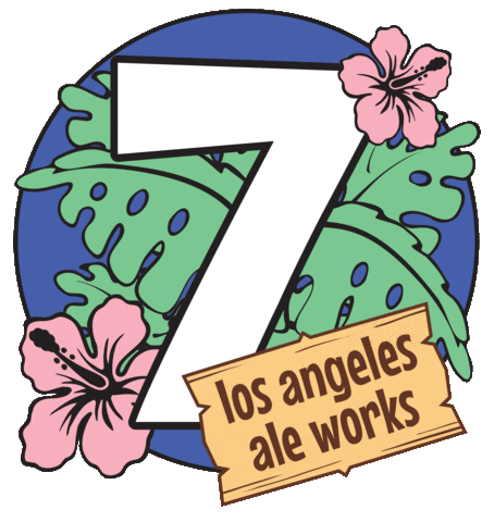 7 Sticker by Los Angeles Ale Works