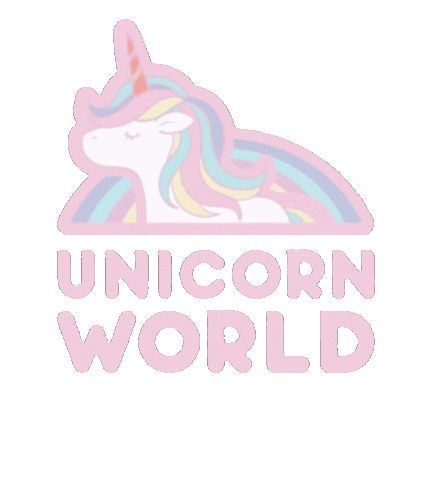 Unicorn World Sticker