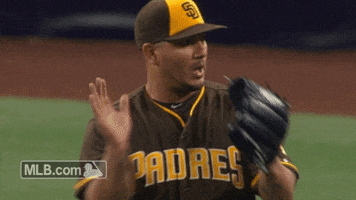 san diego padres applause GIF by MLB