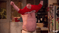 inflated belly gif