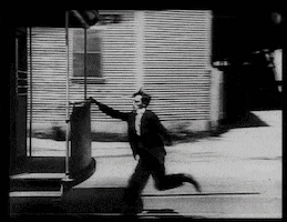 Flying Buster Keaton GIF