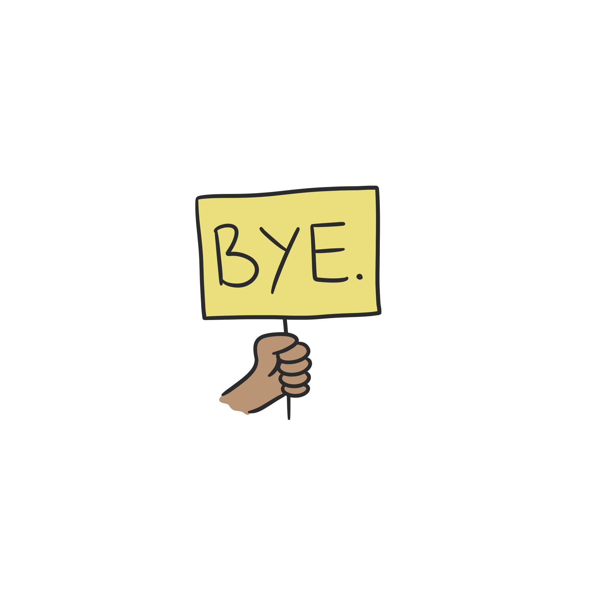 Banner Goodbye Sticker By Goodbadcomics For Ios Android Giphy
