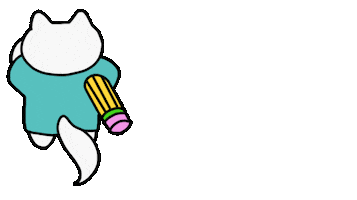Happy Birthday Cute Cat Sticker