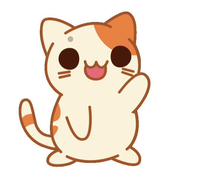 Cat Hello Sticker by HyperBeard for iOS & Android GIPHY