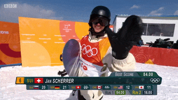 winter olympics snowboard GIF by BBC