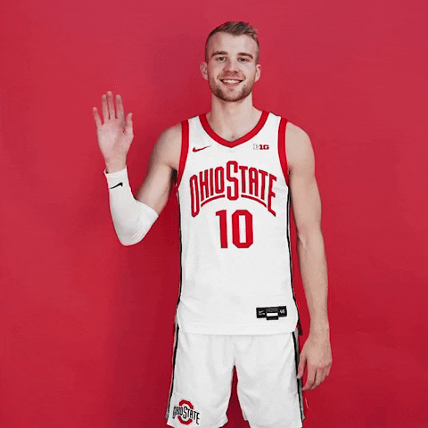 College Basketball Smile GIF by Ohio State Athletics