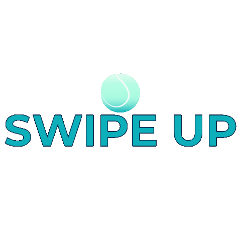 Swipe Up Tennis Court Sticker by shopDoubletake