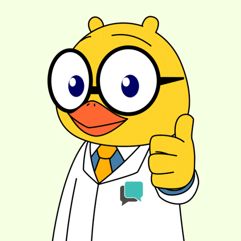 Approval Thumbs Up GIF by Dr Hen Says