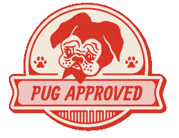 Pug Sticker by Candy & KItsch