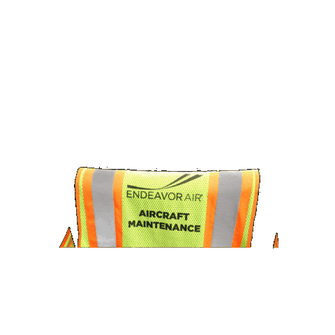 Flying Aircraft Maintenance Sticker by Endeavor Air