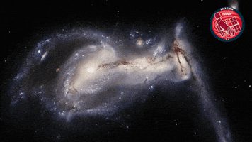 Stars Collide GIF by ESA/Hubble Space Telescope