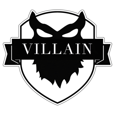 Beard Villain Sticker by BEARDED VILLAINS