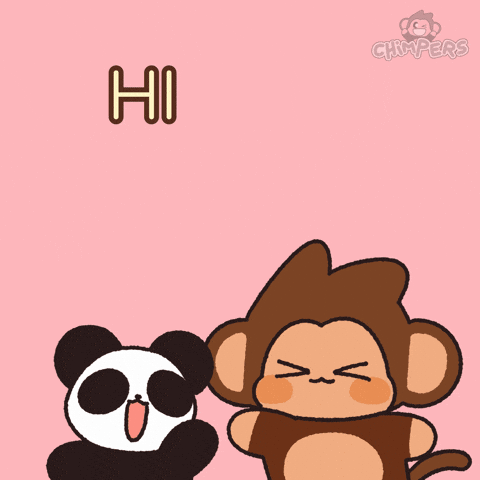 Good Morning Hello GIF by Chimpers