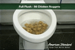 flush