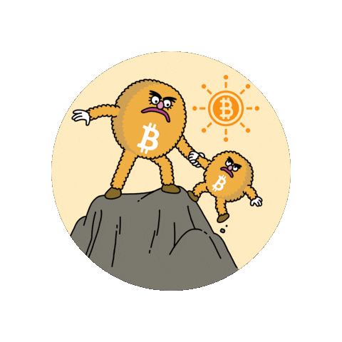 Crypto Bitcoin Sticker by herecomesbitcoin