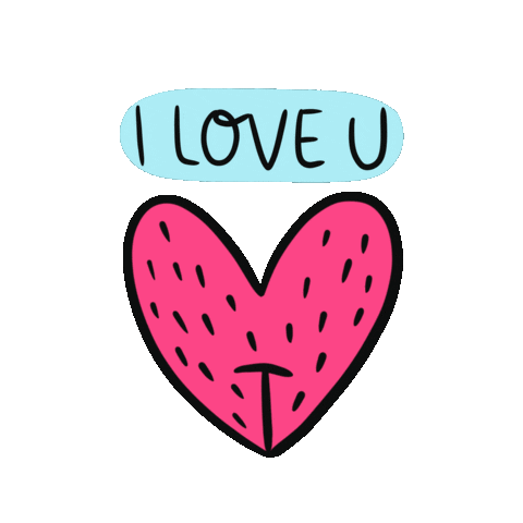 I Love You Heart Sticker