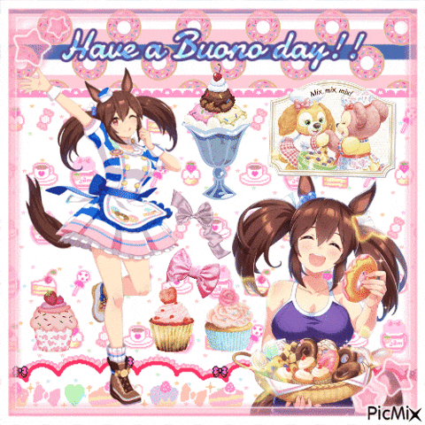Uma Musume Pretty Derby Donuts GIF