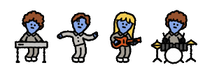 Live Performance Dancing Sticker